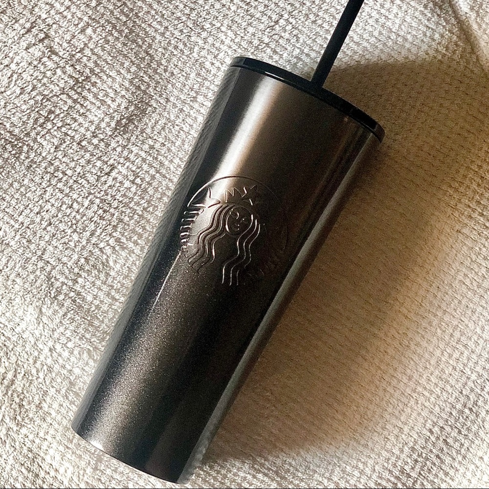 Starbucks Ombré Black Glitter Tumbler